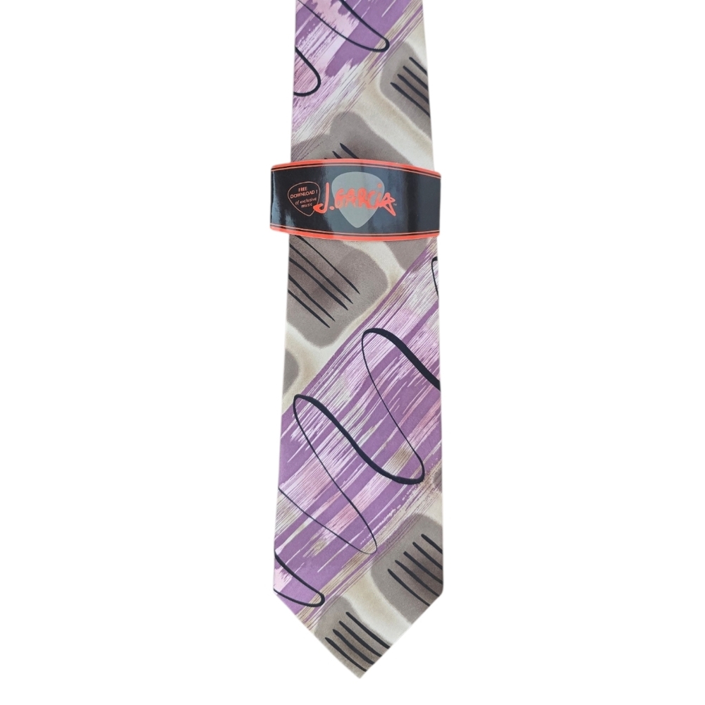 New J. GARCIA 100% Silk Tie LE Blue Mountain Collection Forty-Six W3.5" X L57"